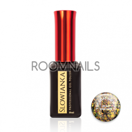 SLOWIANKA TOP COAT NO WIPE UNICORN GOLD  - 10 ml
