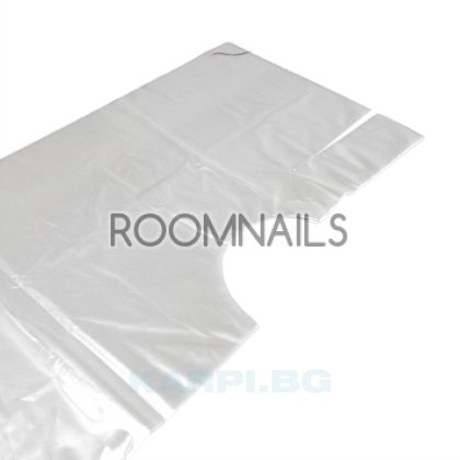 РАБОТНА ПЕЛЕРИНА С ВРЪЗКИ НАЙЛОН - 60 БРОЯ