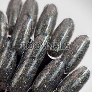 SLOWIANKA  БРОКАТ HOLO BLACK FLAKES- 1 GR