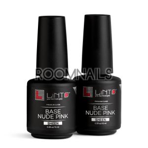 БАЗА ЗА ГЕЛ ЛАК LINTO BASE NUDE PINK SHEEN