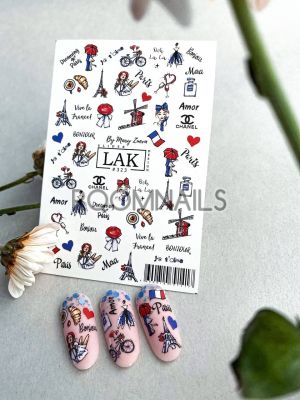 СТИКЕРИ МАНИКЮР LAK