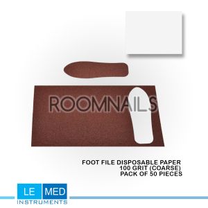 SELF-ADHESIVE GRIT FOR METAL BASE FOR PEDICURE 6594- 50 PCS