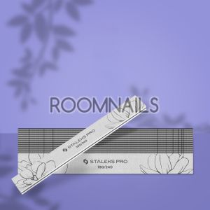 Straight mineral nail file EXPERT 20 180/240 grit (25 pcs)