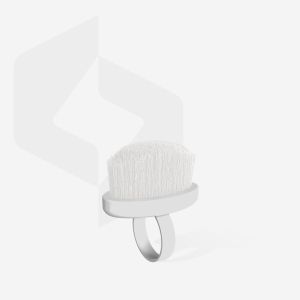 Finger ring manicure brush EXPERT 03 for dust removal mini (10 pcs)
