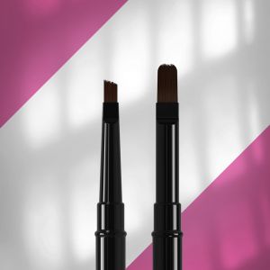 Double-ended brush EXPERT for gel 11 mm / for gel 7 mm
